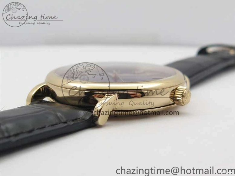 MIROTIME 0428 MoistureWicking Portofino Automatic RG IW356522 FKF 1:1 Best Edition Blue Dial on Black Croco Strap A 7109